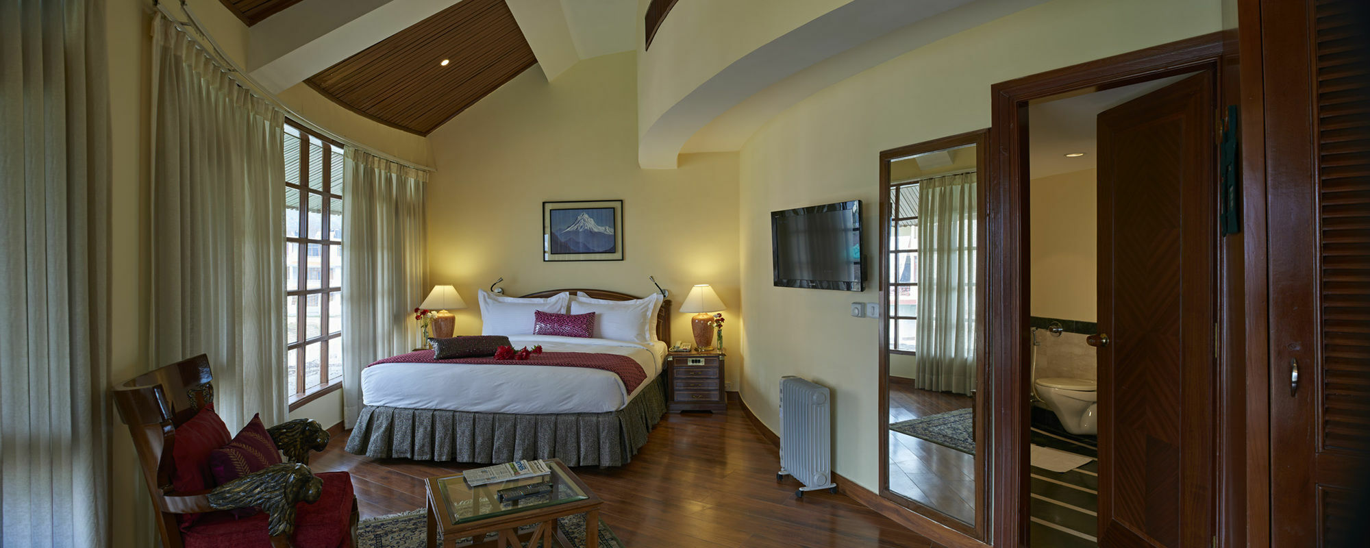 ホテル Club Mahindra White Meadows Manāli エクステリア 写真